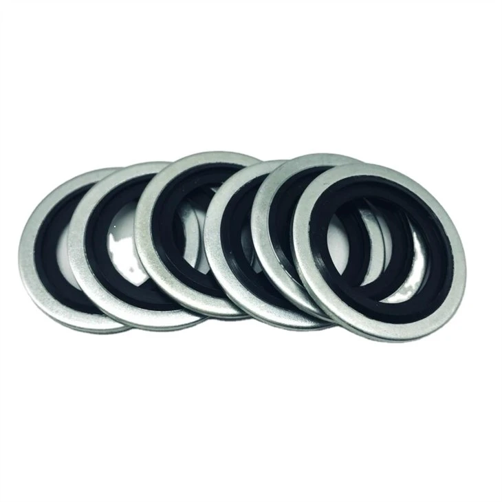 Bonded Seal For Hydraulic Connections Black